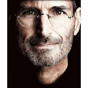 乔布斯同款复古圆框近视无框眼镜架超轻纯钛可配近视防蓝光眼镜