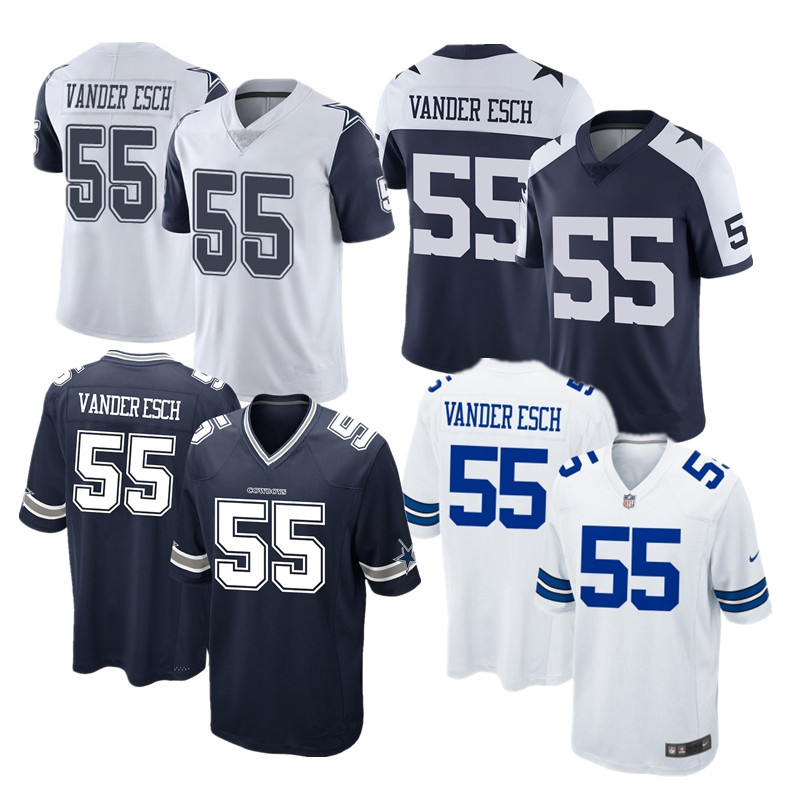 nfl男装达拉斯牛仔队 Cowboys #55 Vander Esch 橄榄球服