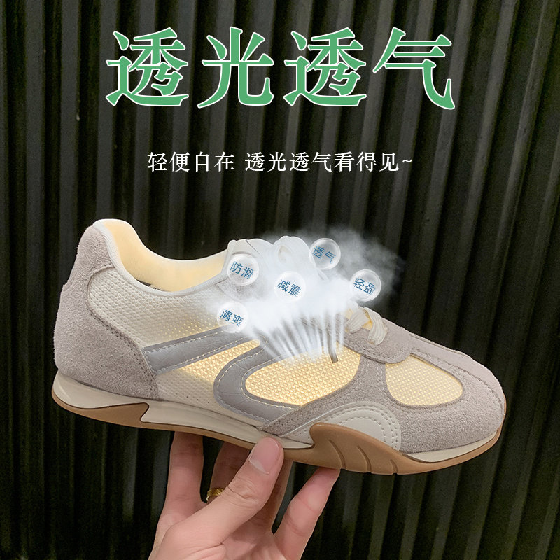 复古德训鞋透气女鞋潮流运动鞋