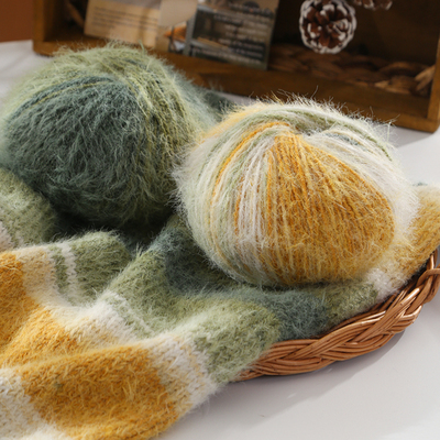 上海三利雪宝毛线超柔软长毛毛线手工编织宝宝线毛衣帽子围巾线