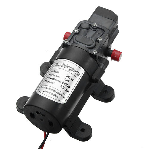 130PSI DC 24V 6Lpm 80W Micro Diaphragm Pressure Water Pump