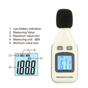 meter English version decibel detector noise