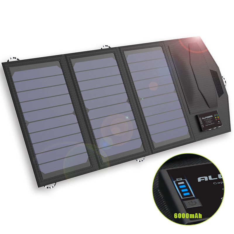 10000mAh 15W Solar Powered Mobile Power Bank太阳能移动电源