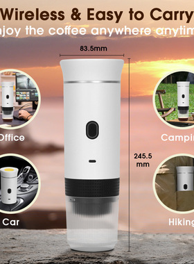 Heated Capsule Coffee Machine Italian Concentrator Portable