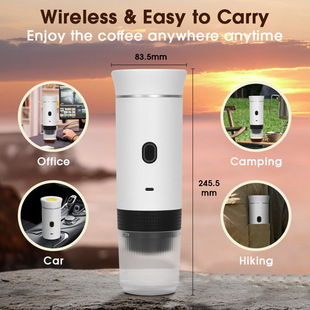 Heated Capsule Coffee Machine Italian Concentrator Portable