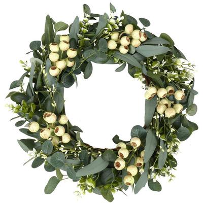 Big Berry Wreath Artificial Eucalyptus Leaf Christmas Wreath