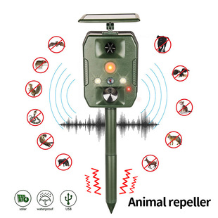 Solar powered mouse repellent voice alarm bird repellent