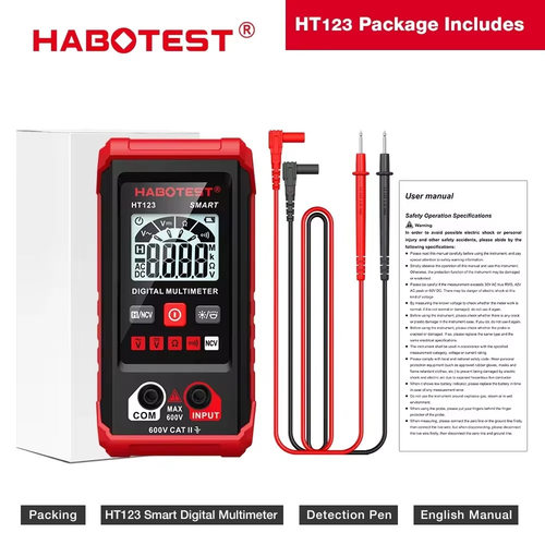 HT123 digital multimeter popular in English versio数字万用表