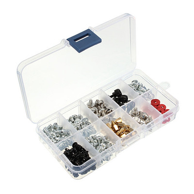 New228Pcs Pack Screws Kit for Motherboard PC Case Fan CD-ROM