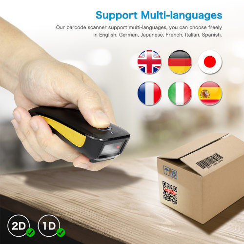 English version of NETUM C750 Bluetooth wireless 2D scanner