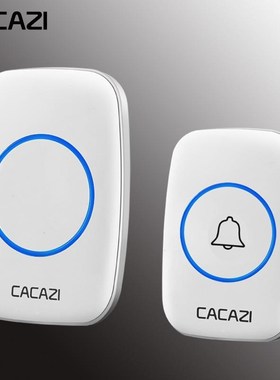 CACAZI AC Wireless Doorbell 100 240V Waterproof Door Bell 3