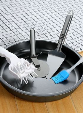 New bake pizza tray home oven bread baking tray pizza