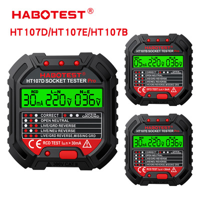 Socket detector, voltage tester, power polarity detector