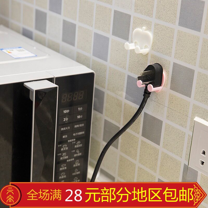 好帮手插头支架挂钩强力不粘钩厨房墙壁粘胶壁挂创意收纳插座粘勾在类目 收纳整理, 家庭整理用具, 挂钩/粘钩中 - 来自Buy2taobao.com提供专业的淘宝代购服务