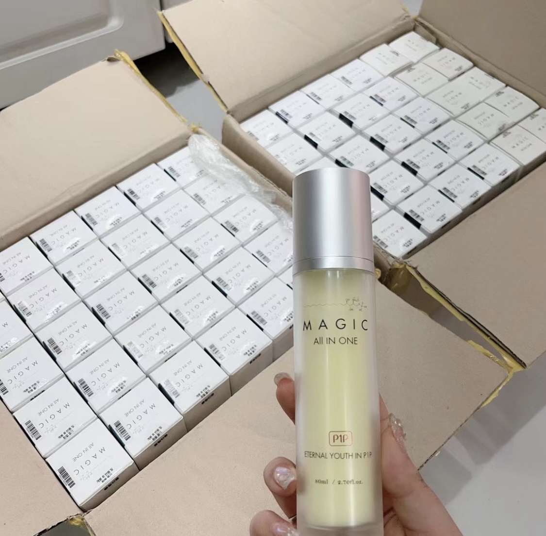 韩国P1P魔力多合一喷雾 透明质酸补水保湿精油滋润修护 80ml 正品