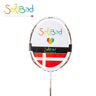 丹麦SOLIBAD羽毛球拍LIGHT 11.1 S钛网速度型单双打超轻4U进攻拍