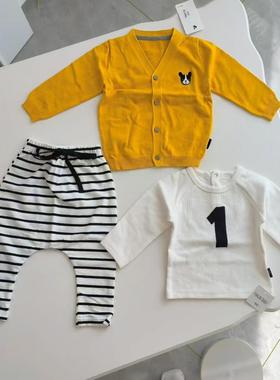 清仓款春秋洋气休闲长袖婴幼儿男女宝宝同款套装质量好性价比高
