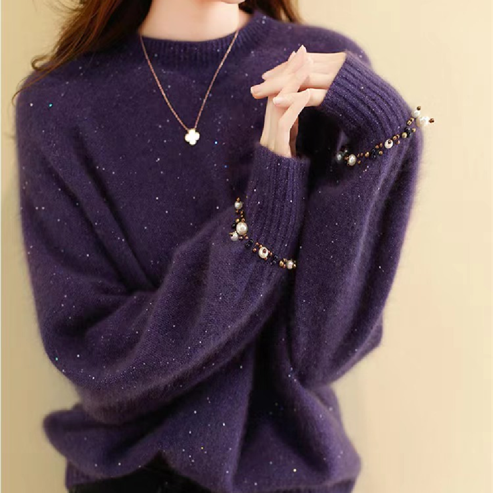 白领哥弟新新款星空针织衫毛衣女