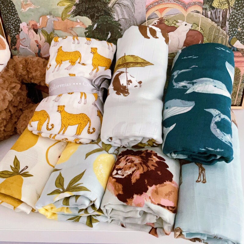 夏季新生儿竹纤维纱布透气吸汗竹棉柔软2层宝宝襁褓巾盖毯A类