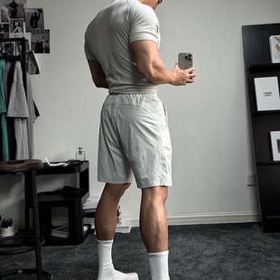 Pace Breaker男士运动短裤速干LU原纱防晒速干短裤休闲舒适五分裤