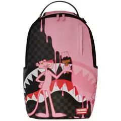Sg Big Logo Shark Mouth Splash Ink Oil Painting Fashion Street Backpack Unisex Couple Style Pattern