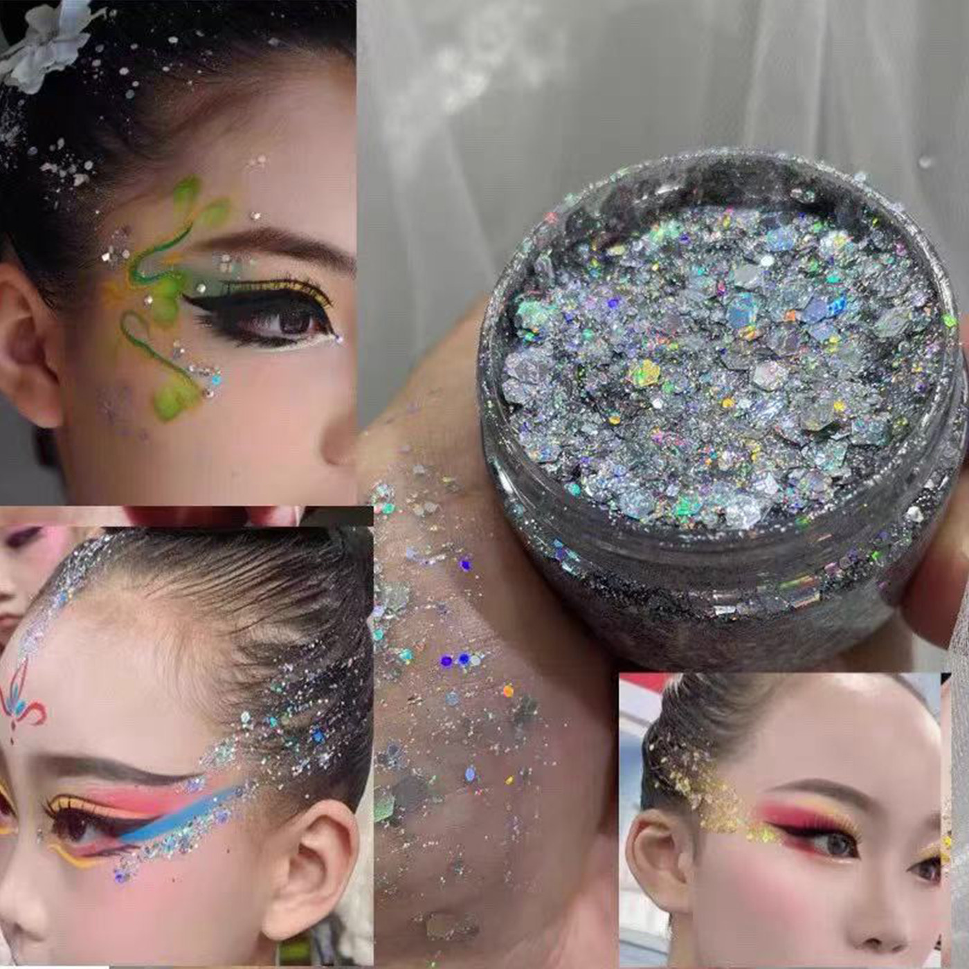 亮片眼影啫喱舞台妆亮晶晶闪粉