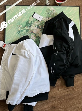 GMT8 飞人AJ飞行员夹克重工刺绣Air Jordan薄棉短款外套 DD6056