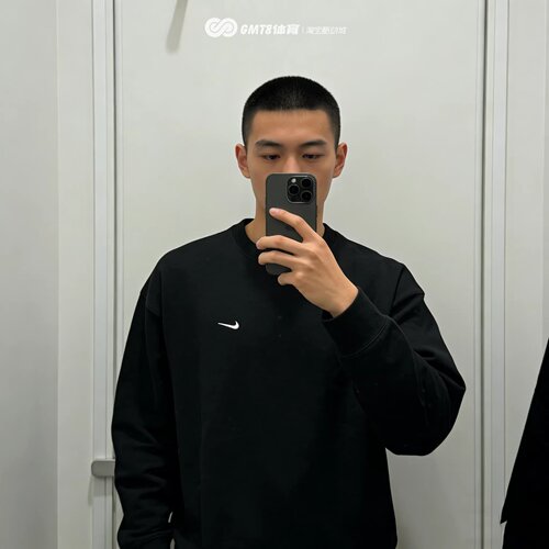 专柜正品Nike重磅刺绣加绒卫衣
