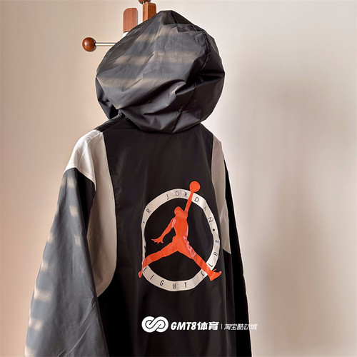 专柜正品AJ飞人半拉链套头上衣
