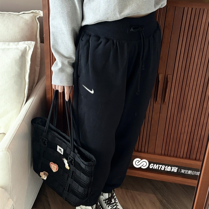 专柜正品Nike宽松版中性加绒卫裤