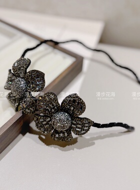 高级感花朵发箍女高颅顶2026新款轻奢洋气时尚洗脸头箍压发卡头饰