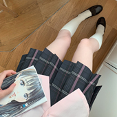 栗花熊原创jk制服格裙学院风短裙半身裙校供显白百褶裙女 恋岛