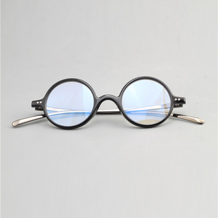 胡适眼镜！民国老派眼镜框 复古圆形眼睛 超轻文艺镜框潮圆框1122