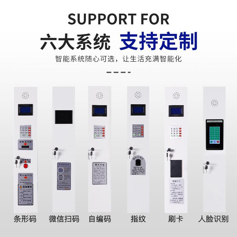 超市电子LH-1055包柜存商场智能人脸识别微存信手指纹寄存机刷卡