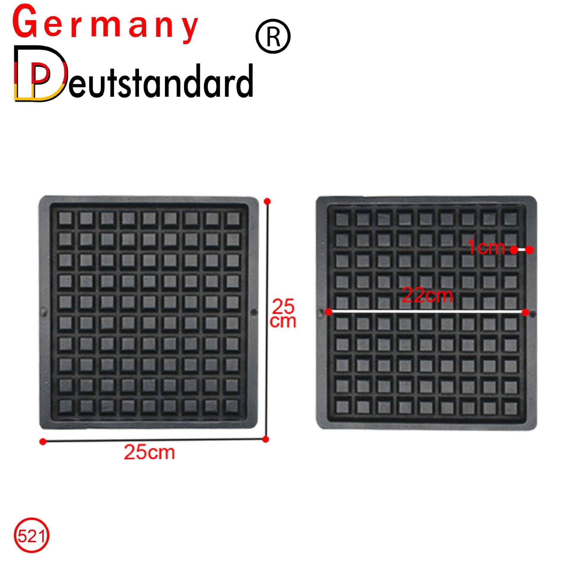 格子吃饼机新款饼华NP-521夫机格仔Q 烤机商用家用格子机小设饼备