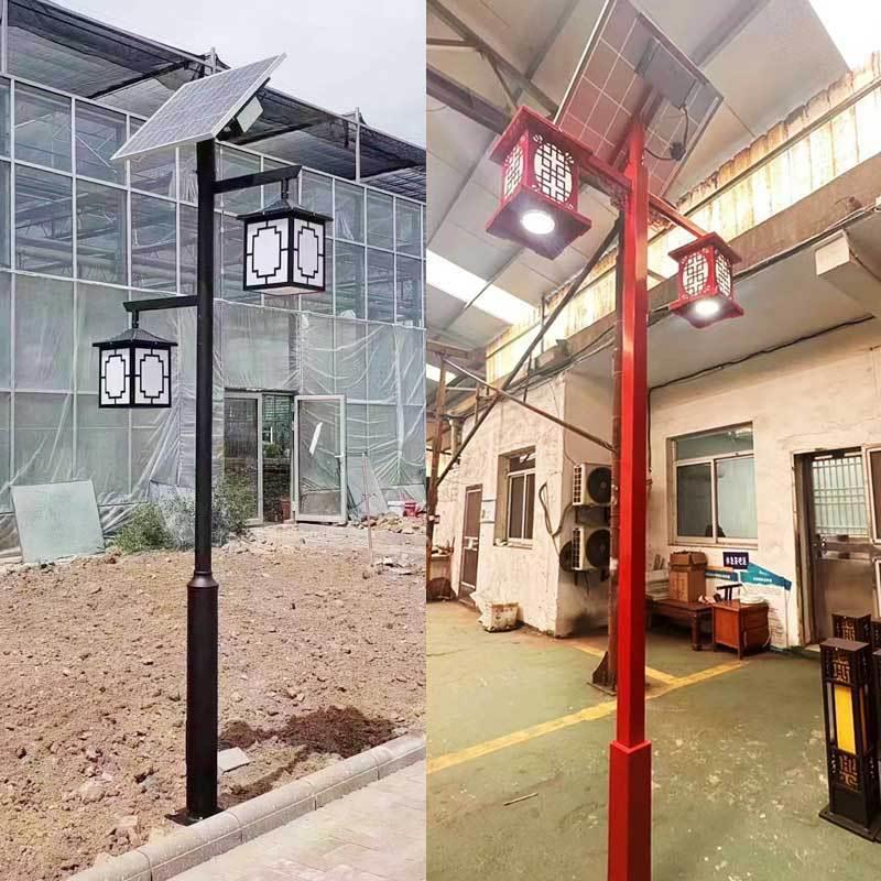 仿古庭灯笼户灯防水3米中式景灯院 别墅673外公园观led庭院灯