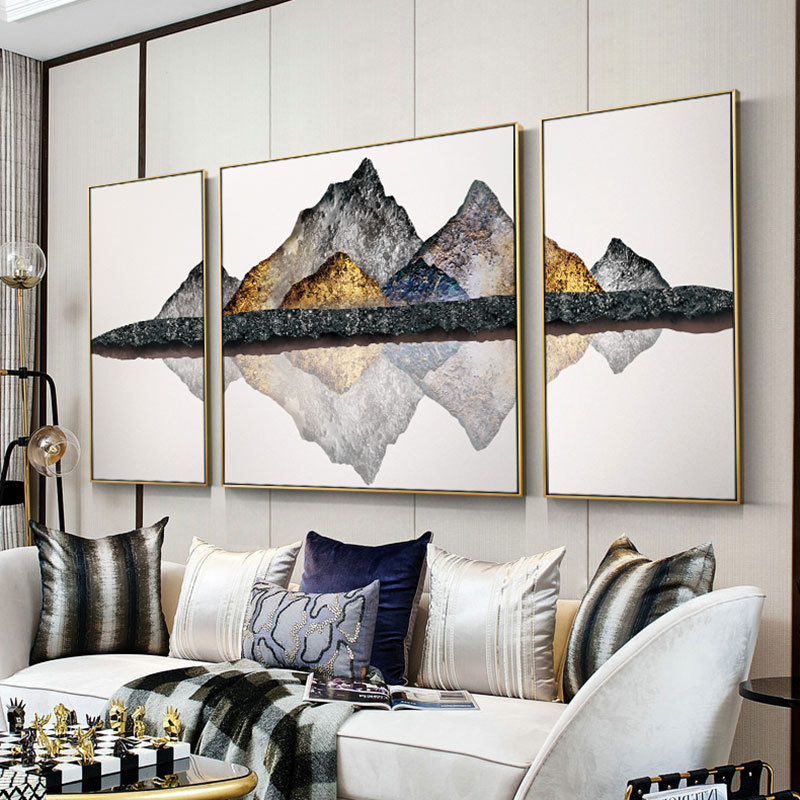 新中式装饰画客厅沙发背景墙画背有靠山壁画招财风水中国风挂画,家居饰品,现代装饰画,淘宝优惠券,粉丝福利购,淘宝优惠卷