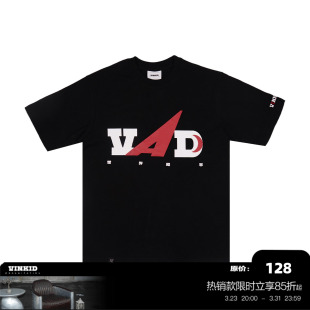 宽松重磅印花T恤短袖 VINKID VAD和平鸽潮流街头美式 云梯 ACID