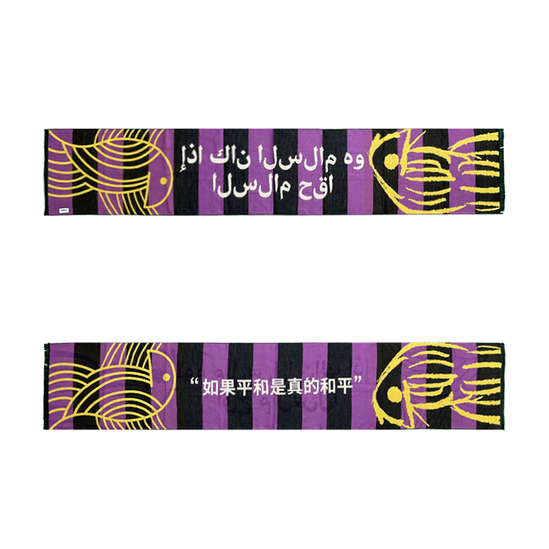 VINKID和平鸽标语围巾