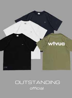 OT制造WTAPS24ss隐藏款情侣经典圆领重磅纯棉基础打底短袖T恤2