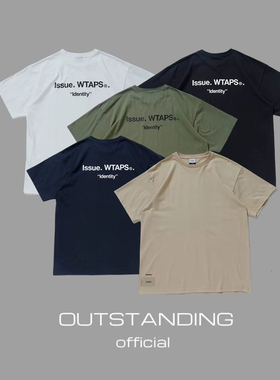 OT制造WTAPS23ss隐藏款情侣经典圆领重磅纯棉基础打底短袖T恤3