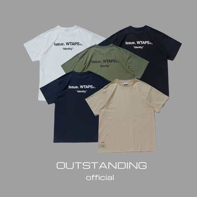 OT制造WTAPS23ss隐藏款情侣经典圆领重磅纯棉基础打底短袖T恤3