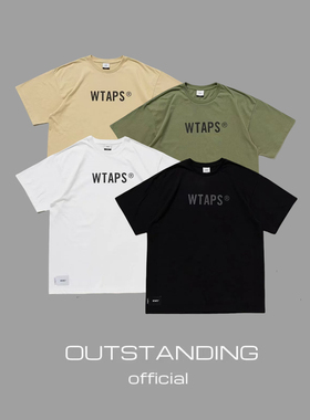 OT制造WTAPS23ss隐藏款情侣经典圆领重磅纯棉基础打底短袖T恤2