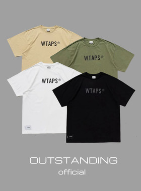 OT制造WTAPS23ss隐藏款情侣经典圆领重磅纯棉基础打底短袖T恤2