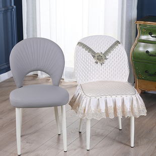 轻奢圆扇形椅子套罩简约现代防滑凳子套全包餐厅餐桌餐椅垫椅套子