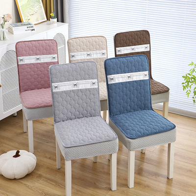 直背椅子套四季通用家用餐椅套
