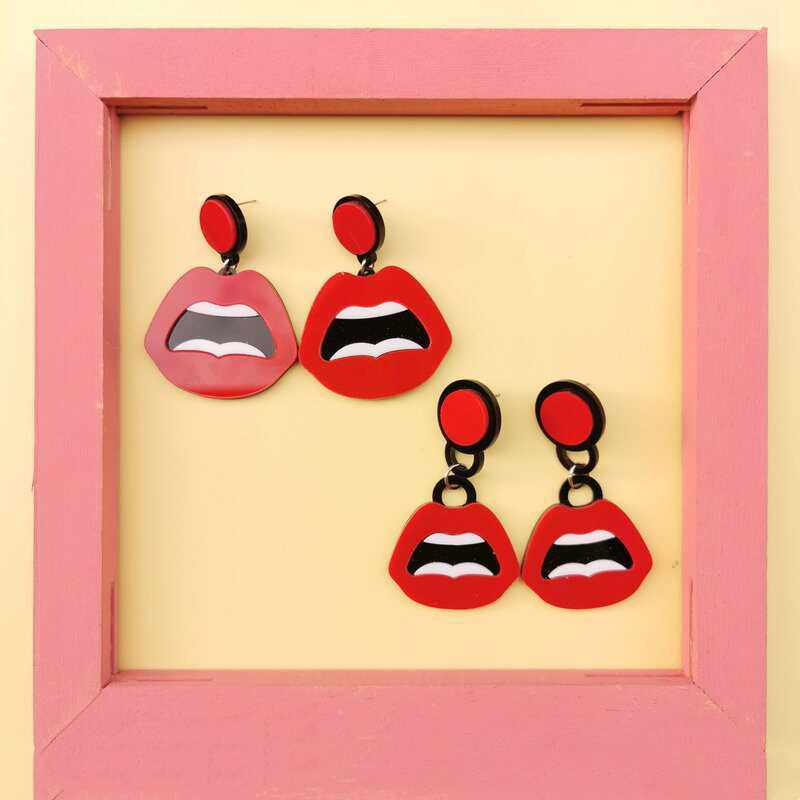 P性感甜美韩版夸张红唇嘴巴耳环钉针大耳饰,饰品/流行首饰/时尚饰品新,耳环,淘宝优惠券,粉丝福利购,淘宝优惠卷
