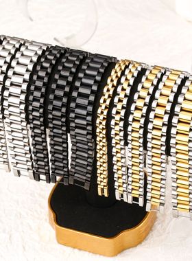 跨境小众高 级感百搭手链男潮女个性街头时尚钛钢不掉色饰品直销