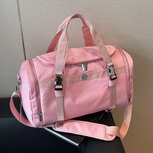 韩版大容量旅行袋手提旅行包轻便简约潮男行李包女短途旅游健身包