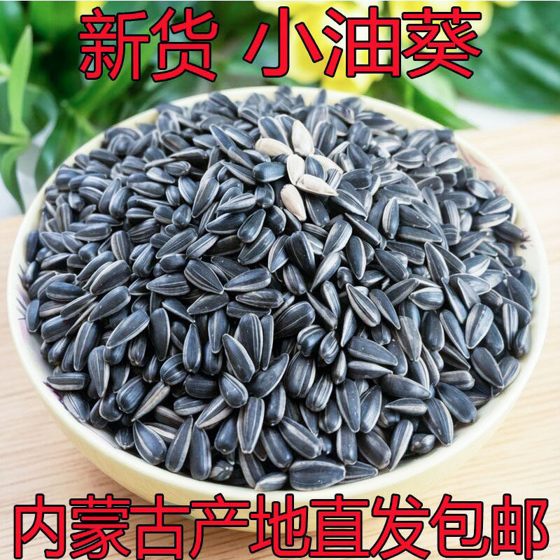 油葵籽黑珍珠小瓜子原味现炒奶油盐味熟多味生油葵优质新货葵花子